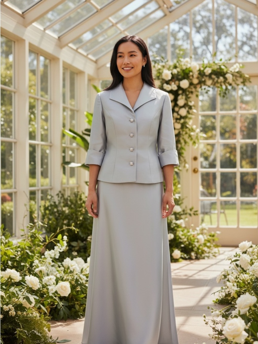 NWT JS Collections Lavender 2 Piece Mother of the Bride Formal Set
